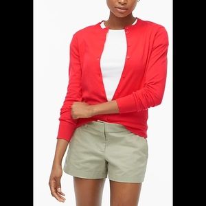 J.Crew Factory Classic cotton cardigan sweater